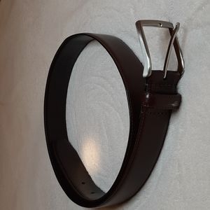 Tommy Bahama Brown Belt with Silver Buckle.